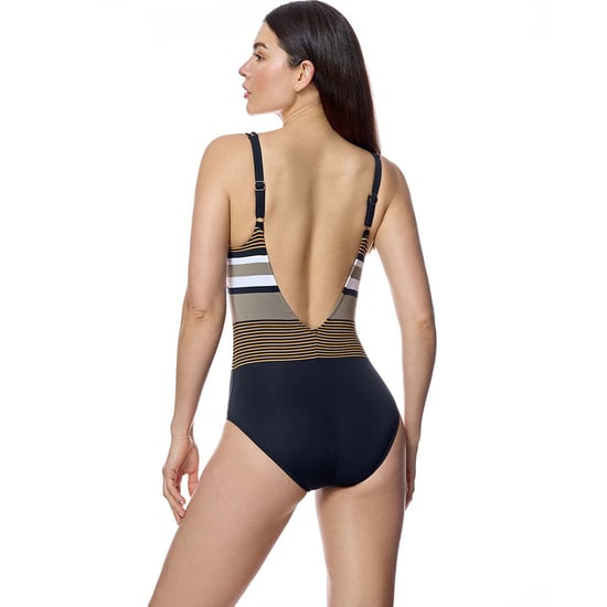 Women's Swimsuit Round Neck Bathing Suit W261981 - Image 3
