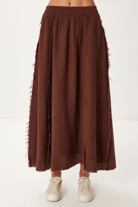 Katoenen Mouwloze Blouse en Wijde Rok Set - Image 6