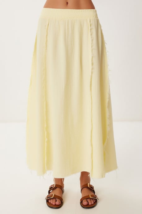 Katoenen Mouwloze Blouse en Wijde Rok Set - Image 5