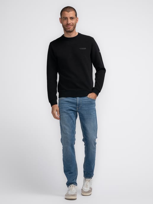 Petrol Industries - Heren Effen Sweater Canning - Zwart - Image 5