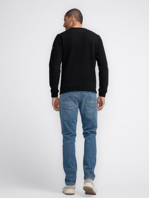 Petrol Industries - Heren Effen Sweater Canning - Zwart - Image 6