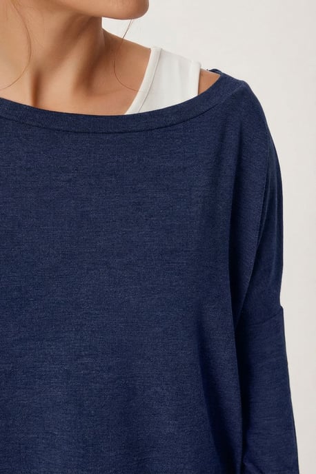 Boot hals Lange Mouw Blouse - Image 3
