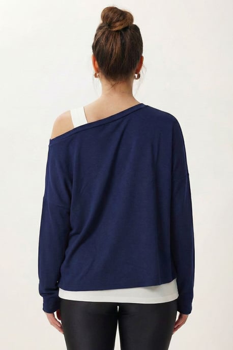 Boot hals Lange Mouw Blouse - Image 4