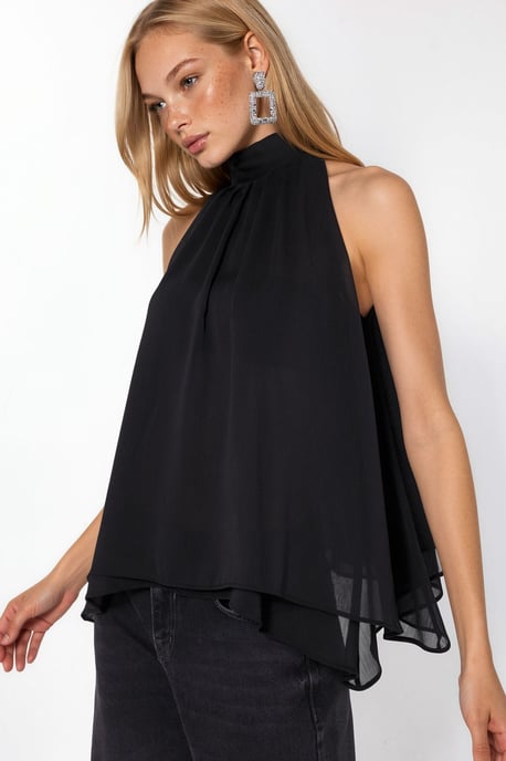 Halternek Mouwloze Blouse - Image 4