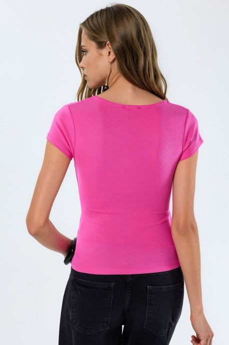V-hals Modal Katoenmix Blouse - Image 3