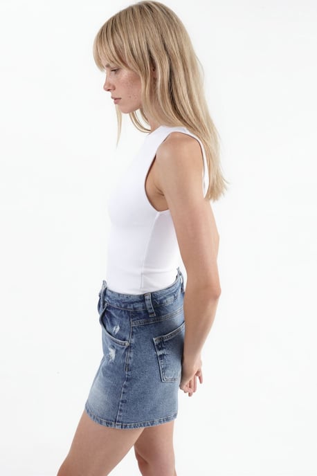 Mouwloze Top met Ronde Hals - Image 3