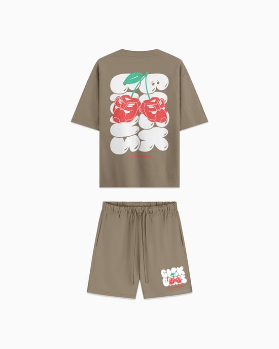 Black Bananas Kinderen Cherry Supply Twin Set, Bruin - Image 1