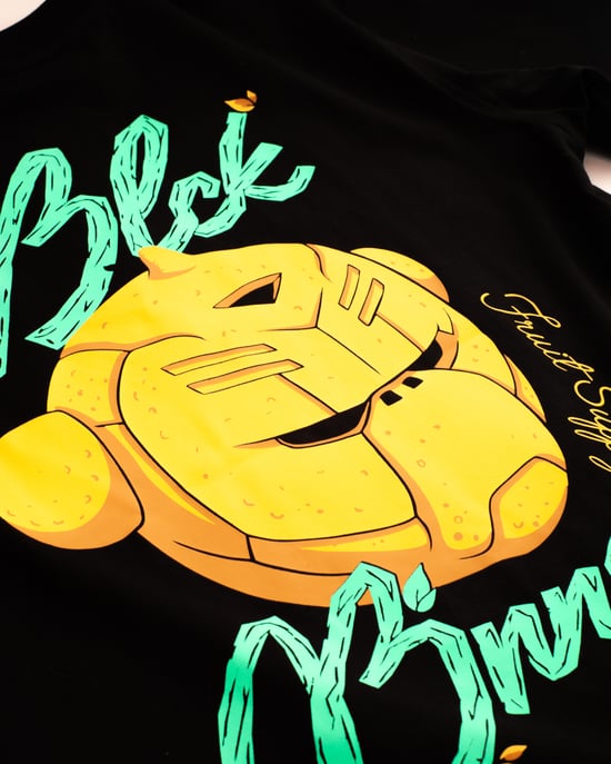 Black Bananas Kinderen Lemon Juice T-shirt, Zwart - Image 3