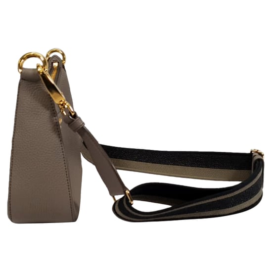 Prada Schoudertas met Logo-Detail in Grijs Leer - Image 2