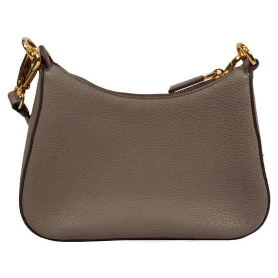 Prada Schoudertas met Logo-Detail in Grijs Leer - Image 3