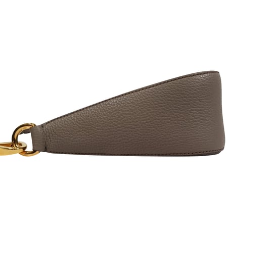 Prada Schoudertas met Logo-Detail in Grijs Leer - Image 4