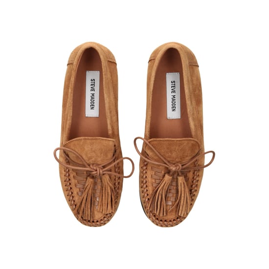 Suede Yaira Tan Suede Loafers - Image 2
