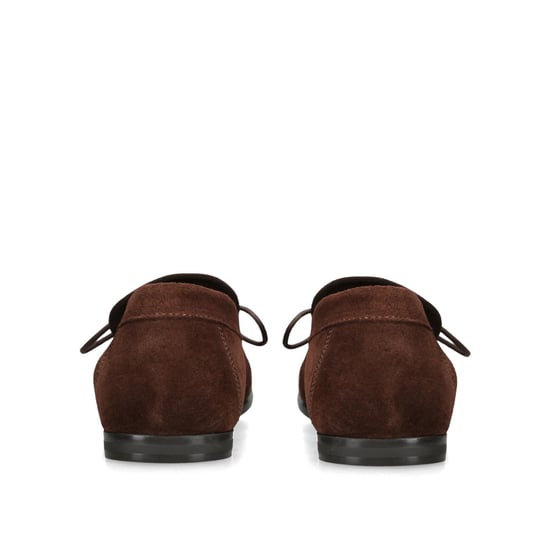 Suede Yaira Brown Suede Loafers - Image 3