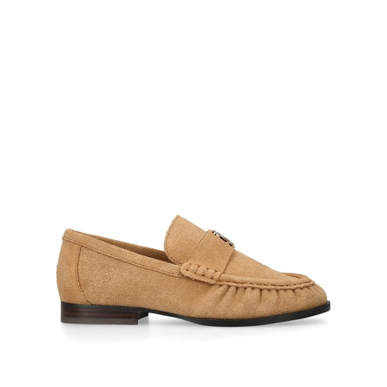 Suede Morgen Camel Suede Loafers - Image 1