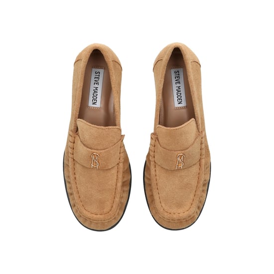 Suede Morgen Camel Suede Loafers - Image 2