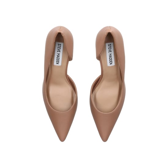 Leather Vena Camel Leather Heels - Image 2