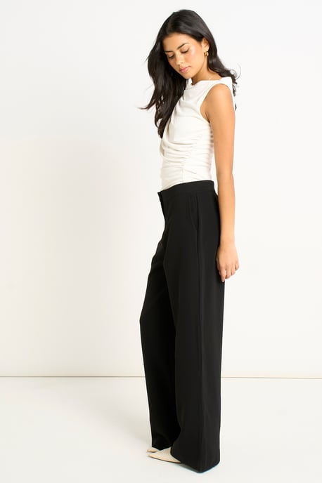 Zwarte Broek Met Wijde Pijpen - Image 3