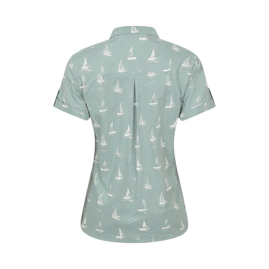 Mountain Warehouse Dames Kokosnoot Zeilboot Korte Mouwen Shirt (Khaki Groen) - Image 2
