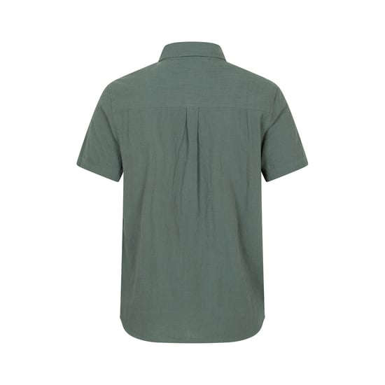 Mountain Warehouse Heren Palm Textuur Korte Mouwen Shirt (Groen) - Image 2