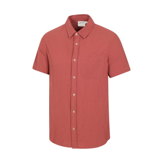 Mountain Warehouse Heren Palm Textuur Korteborzen Shirt (Roest) - Image 3
