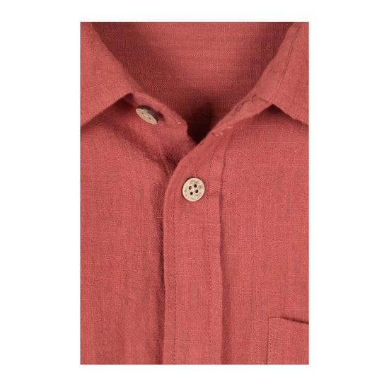Mountain Warehouse Heren Palm Textuur Korteborzen Shirt (Roest) - Image 4