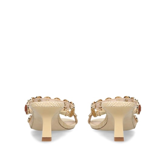 Leather Annika Beige Sandals - Image 3