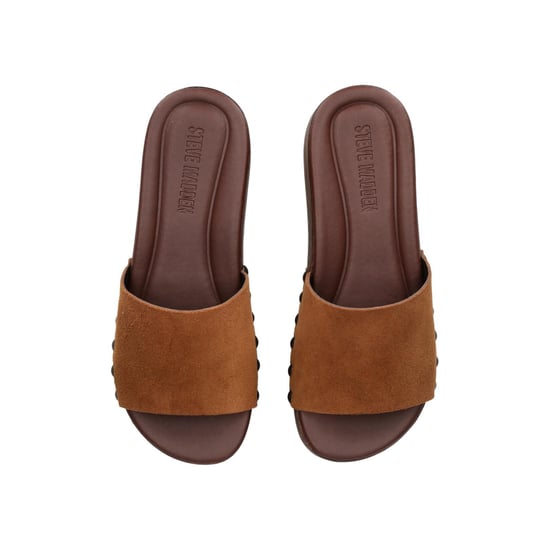 Suede Conga Tan Sandals - Image 2