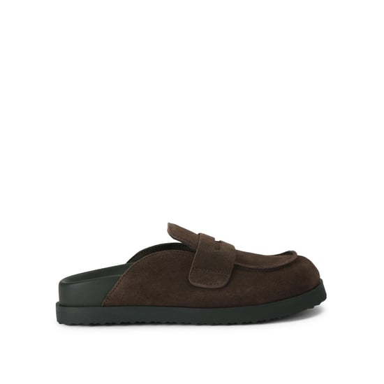 Suede Toryn Brown Mules - Image 1