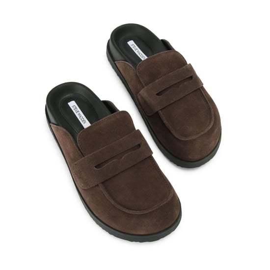 Suede Toryn Brown Mules - Image 2