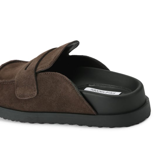 Suede Toryn Brown Mules - Image 3