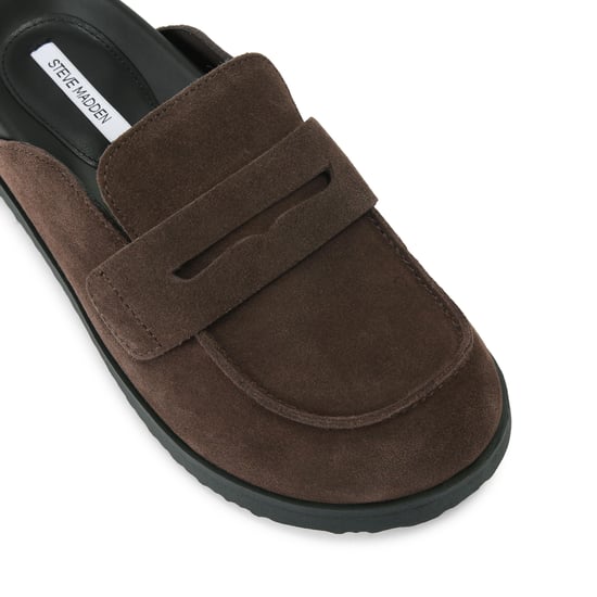 Suede Toryn Brown Mules - Image 4