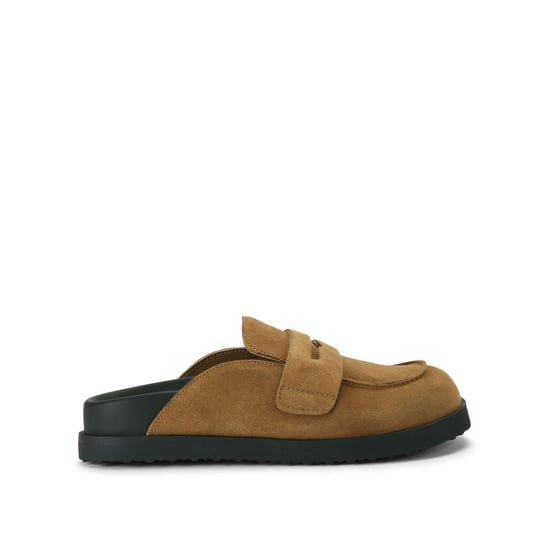 Suede Toryn Brown Mules - Image 1