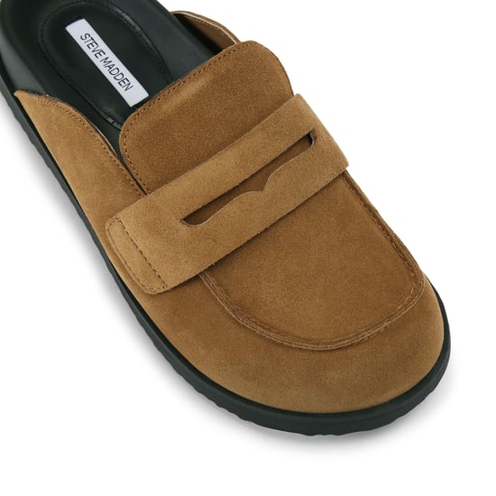Suede Toryn Brown Mules - Image 4