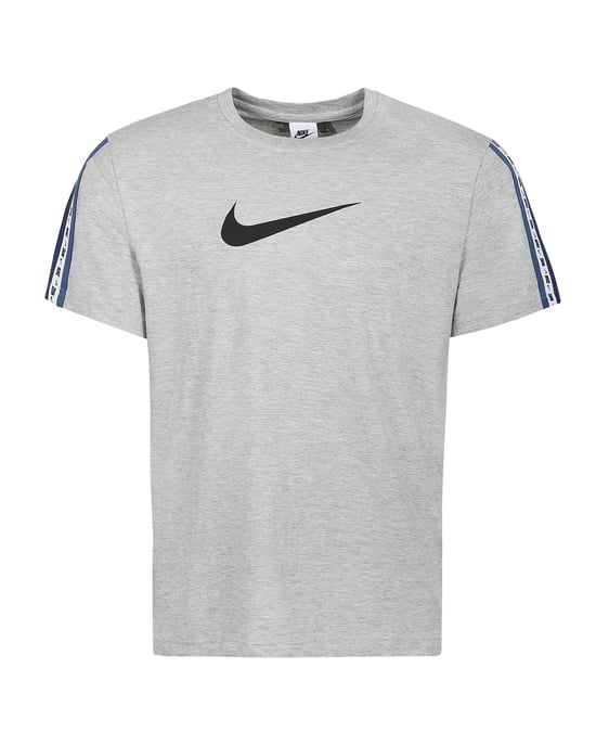 Men’s Nike Repeat Tape Short Sleeve T-Shirt Grey - Image 1