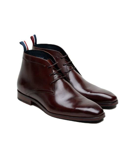 Ben Sherman London Brush Off Leren Heren Bruine Boots - Image 1