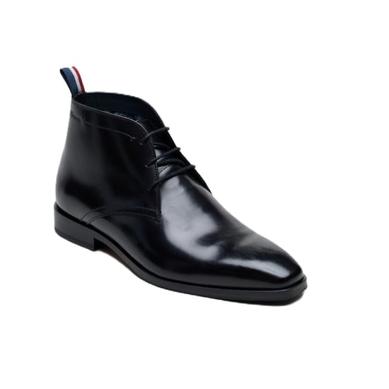 Ben Sherman London Brush Off Leren Heren Zwarte Boots - Image 2