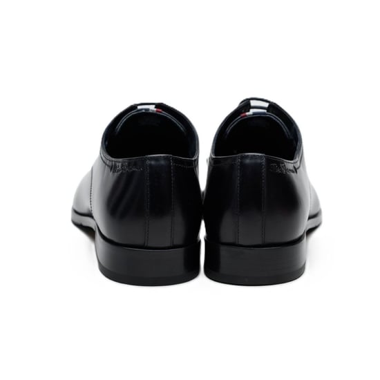 Ben Sherman Kenton Leren Heren Zwarte Veterschoenen - Image 4