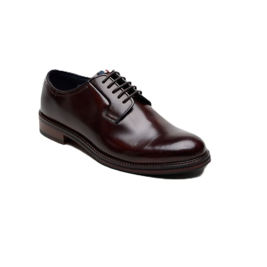 Ben Sherman Hoxton Brush Off Leather Men's Brown Lace-Up Shoes - Image 2