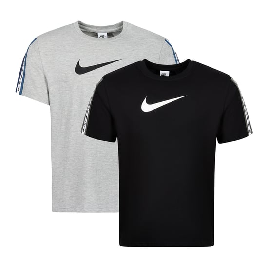 Men’s Nike Repeat Tape Short Sleeve T-Shirt Black - Image 1