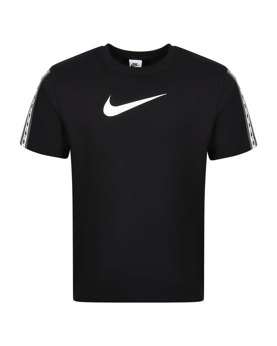 Men’s Nike Repeat Tape Short Sleeve T-Shirt Black - Image 3