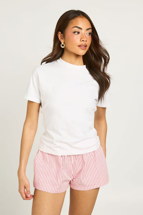 Elasticated Waist Stripe Boxer Runner Short - Image 3