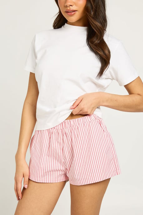 Elasticated Waist Stripe Boxer Runner Short - Image 4