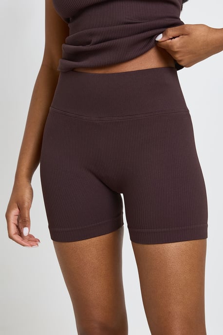 Contour Ribbed Seamless Cycling Short - Image 4