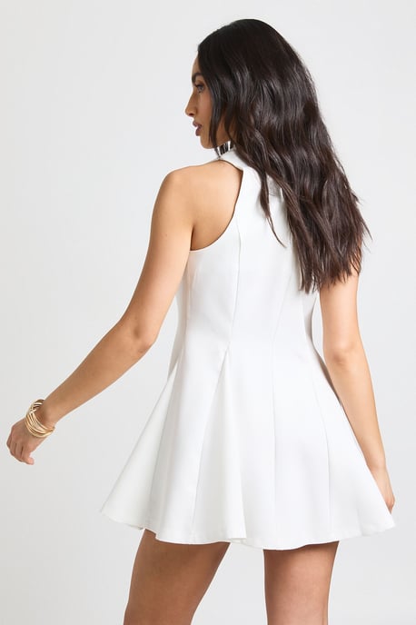 Fit & Flare Tailored Blazer Dress - Image 2