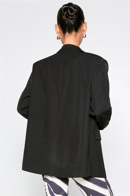 Single Breasted Oversized Blazer - Image 2