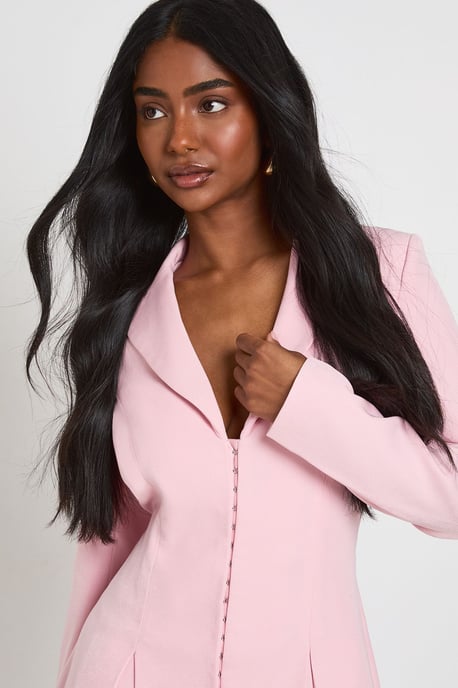 Hook & Eye Tailored Cinched Waist Blazer Dress - Image 4