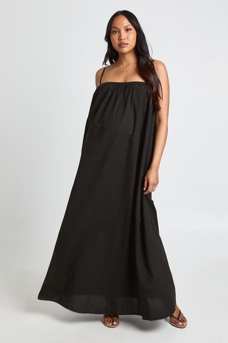 Maternity Volume Pocket Maxi Dress - Image 3