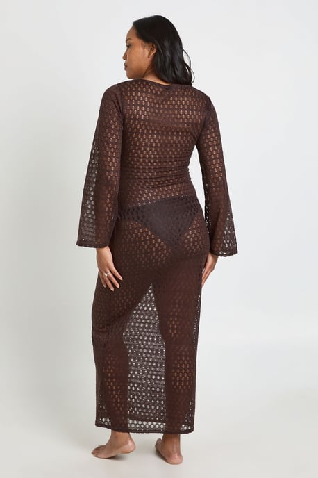 Maternity O-ring Detail Beach Dress - Image 2