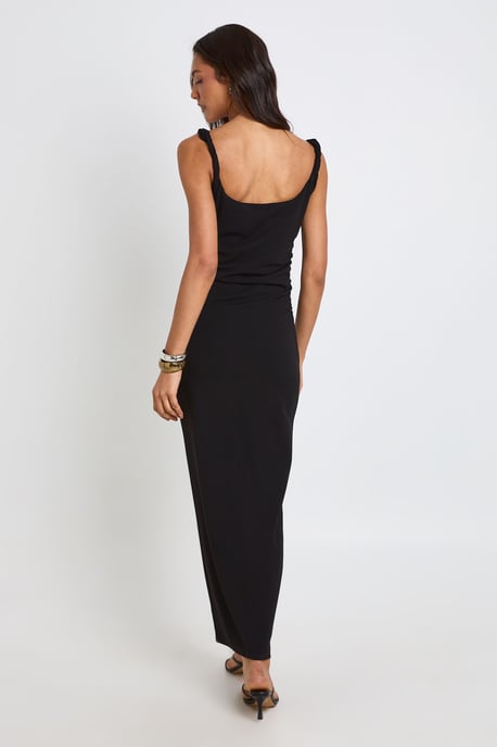Tall Jersey Crepe Twist Strap Midaxi Dress - Image 2