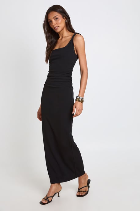 Tall Jersey Crepe Twist Strap Midaxi Dress - Image 3